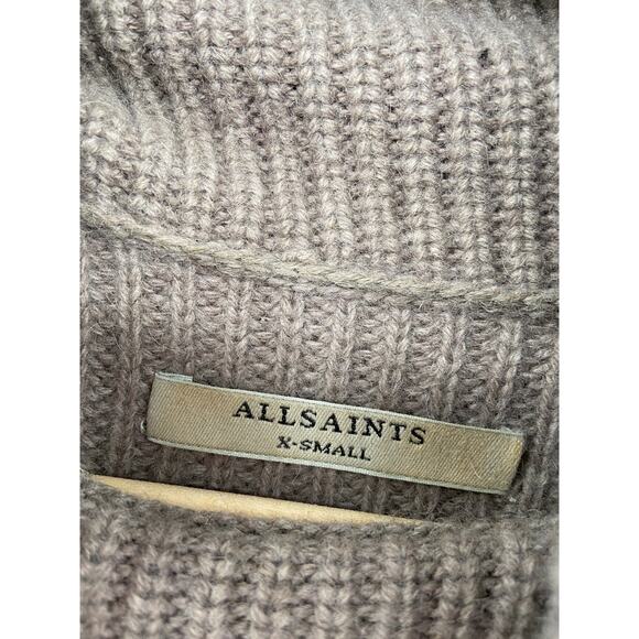 ALL SAINTS Jago Roll Neck Jumper Sweater Knit Wool Alpaca Size XS - Picture 3 of 6